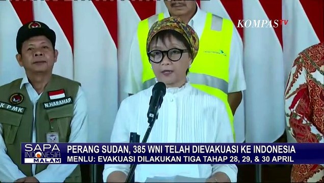 Jelaskan Proses Pemulangan WNI dari Sudan, Menlu: Evakuasi Dilakukan Tiga Tahap 28, 29, dan 30 April