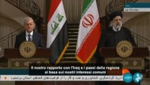 Iran, Raisi: rapporto con Iraq si basa su interessi comuni