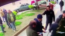 Sinop'ta akülü motosikletin çarptığı yaya yaralandı