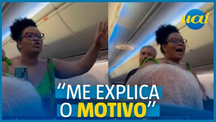 Mulher negra diz ter sido retirada de voo, sem explicações