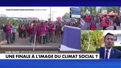 Karl Olive : «J'entendais que le président n'est pas le bienvenue au Stade de France. Mais on est où là ?»