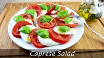 Caprese Salad - Easy Tomato, Fresh Mozzarella & Basil Salad Recipe