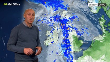 Met Office Evening Weather Forecast 29/04/23 - Showers for many