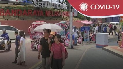 Melaka galak orang ramai pakai pelitup muka di tempat awam