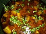 Brinjal Curry Recipe, Baigan Sabji, Delicious Brinjal curry.