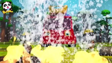 Super Panda Rescues Rabbit Momo | Super Panda Rescue Team | Firefighter Story | BabyBus Cartoon
