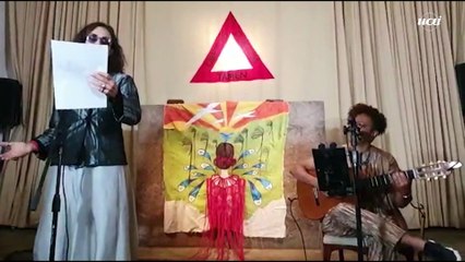 Zélia Duncan canta uma música em homenagem a Hipólita Jacinta