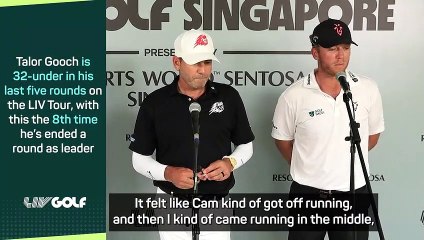 Garcia and Gooch share second round lead in Singapore