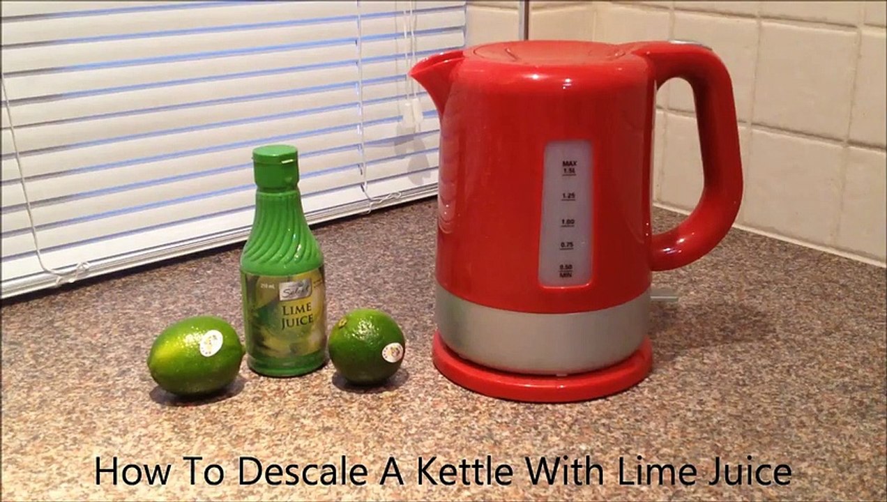 How To Descale A Kettle With Lime Juice video Dailymotion