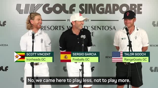 'We came to here to play less' - Garcia and Gooch laugh off calls for more LIV events