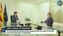 Fernando López Miras: “No quiero que Santiago Abascal tome desde Madrid las decisiones sobre Murcia”