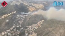 Un incendio declarado esta tarde en Cala Llebeig, en Alicante, obliga a desalojar varias viviendas