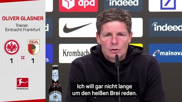 Glasner: Arbeiten mehr Fußball, als wir spielen