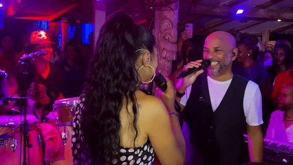 Tanya St-Val et Victor O au Sunset FAM