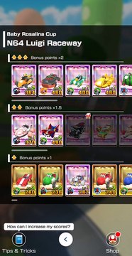 Mario Kart Tour: Mario Tour: Baby Rosalina Cup for Coins