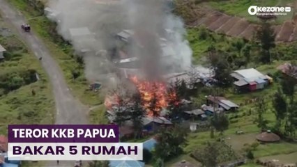KKB Papua Kembali Tebar Teror, Bakar 5 Rumah di Ilaga