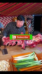 Cooking mutton and beef recipe which will satisfy your craving ASMR mukbang eating