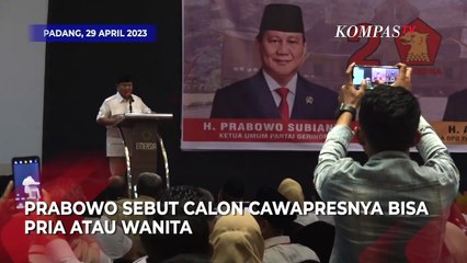 Canda Prabowo saat Ditanya Kader Soal Sosok Calon Cawapresnya: Mau Kisi-Kisi?