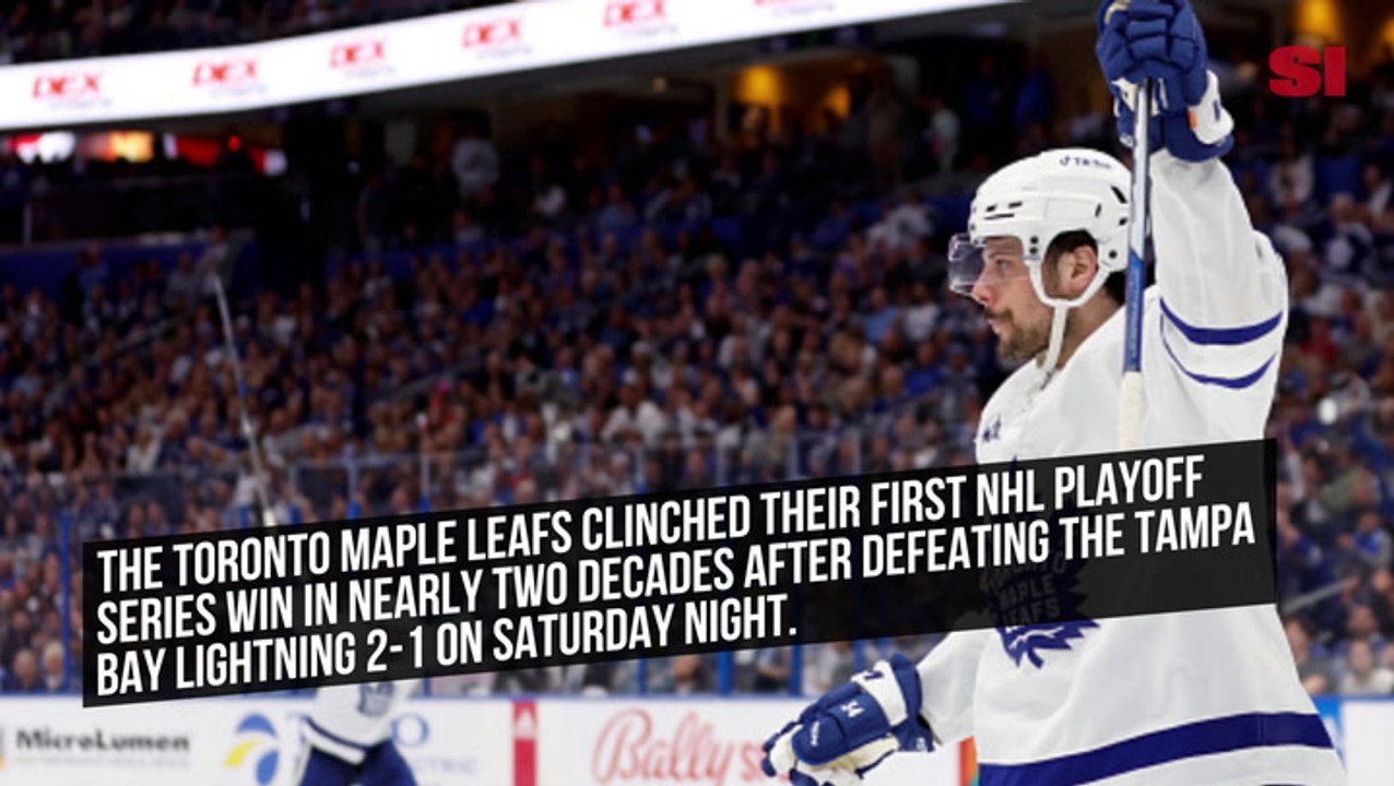Maple Leafs Win First Playoff Series Since 2004