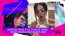 Danna Paola muestra lo que lleva en su bolsa y se hace viral