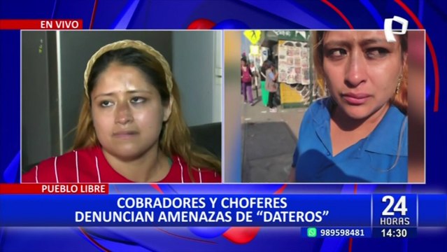 Pueblo Libre: cobradora de transporte denuncia agresión tras negarse a pagar a jaladores