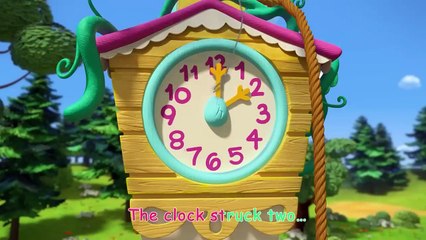 Hickory Dickory Dock _ CoComelon Animal Time _ Nursery Rhymes for Kids
