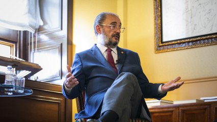 Entrevista al presidente de Aragón, Javier Lambán