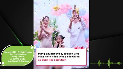 Mang thai lần 2: Nhã Phương làm Trường Giang mừng ra mặt, vợ Cường Đô La sắp đẻ mới thông báo | Điện Ảnh Net