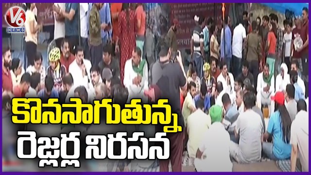 Delhi _ Wrestlers Protest Continues Against WFI Chief Brij Bhushan At Jantar Mantar _ V6 News