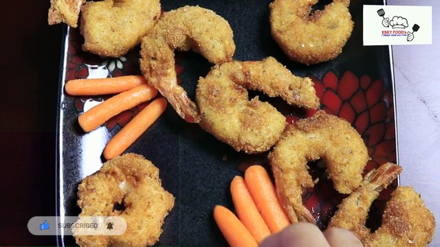 How to Make Crispy Fried Shrimps (Prawns) Recipe Restaurant Style Easy By esey foods