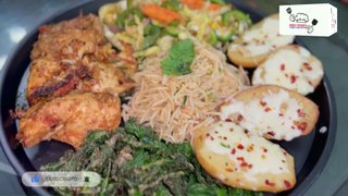Masala Chicken Steak Platter Recipe by R&H - URDU_HINDI