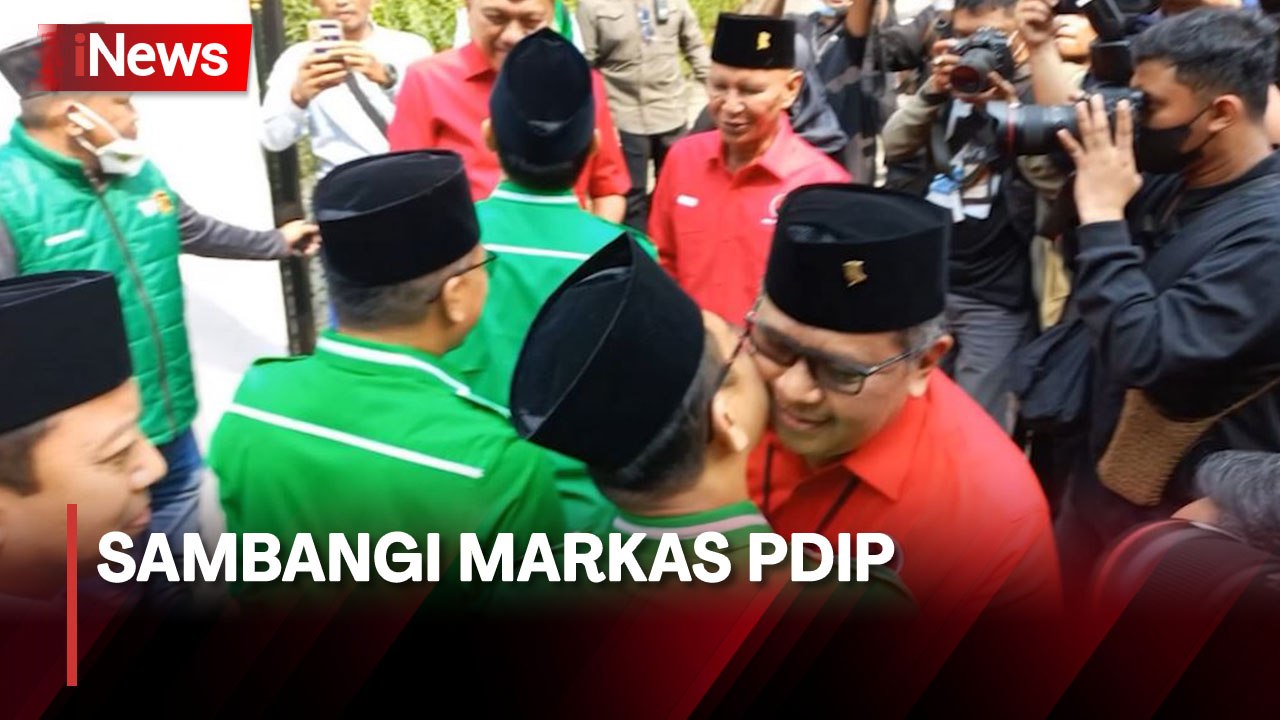 Jajaran Pengurus PPP Berjalan Kaki Sambangi Markas PDIP