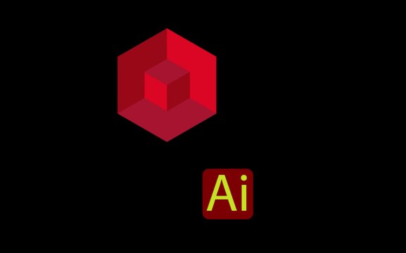 How to Create 3D Cube Logo Adobe Illustrator Tutorial | Learn Graphic design | Illustrator tutorials.
