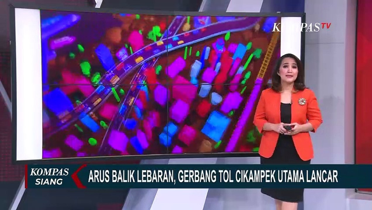 Arus Balik Lebaran, Gerbang Tol Cikampek Utama Terpantau Lancar Siang Ini, 30 April 2023