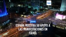 El presidente del Gobierno de España apoya las manifestaciones en Israel