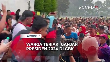Riuh! Momen Ganjar Pranowo Diteriaki Presiden di GBK