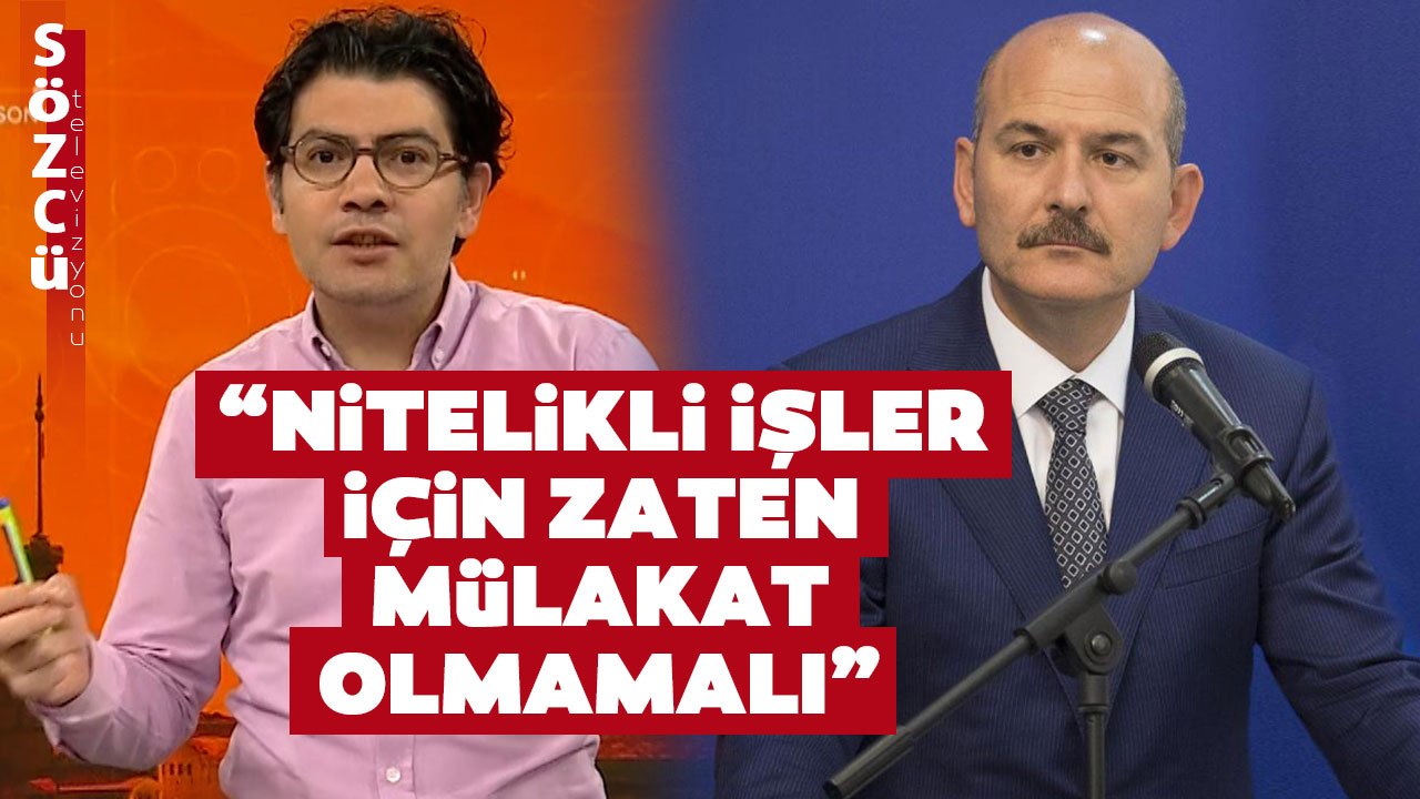 Oğuz Demir Süleyman Soylu'nun 'Mülakat' Açıklamasını Bu Sözlerle Değerlendirdi