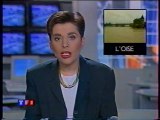 TF1 - 5 Février 1995 - Pubs, teasers, JT Nuit (Anne De Coudenhove), météo (Alain Gillot-Pétré)