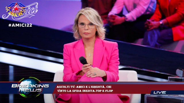 Ascolti tv: Amici e L'eredità, chi vinto la sfida inedita.Top e Flop