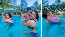 Debina Bonnerjee Daughter Lianna 1 Age में किया Swimming Viral, Monokini पहनकर...| Boldsky