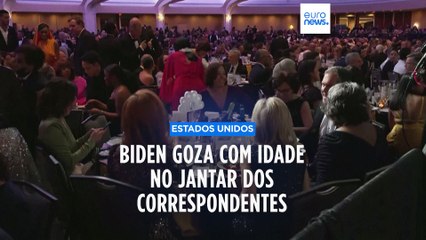 Biden goza com a própria idade no Jantar dos Correspondentes
