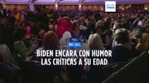 Biden encara con humor las críticas a su edad en la cena de Corresponsales de la Casa Blanca