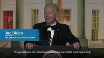 El 'show' de Biden: chistes sobre su edad, la Fox y Elon Musk en la cena de corresponsales