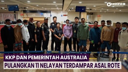 KKP dan Pemerintah Australia Pulangkan 11 Nelayan Terdampar Asal Rote