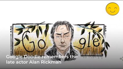 Alan Rickman celebrated in Google Doodle marking 36th anniversary of major role