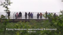 Flying Scotsman passing through Exminster