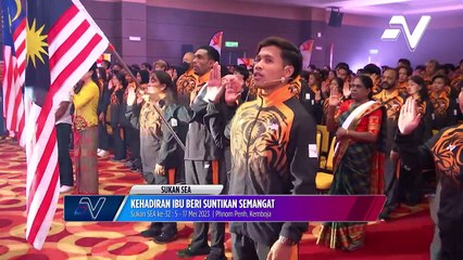 Sharmendran jadi atlit karate kedua menjadi pembawa Jalur Gemilang