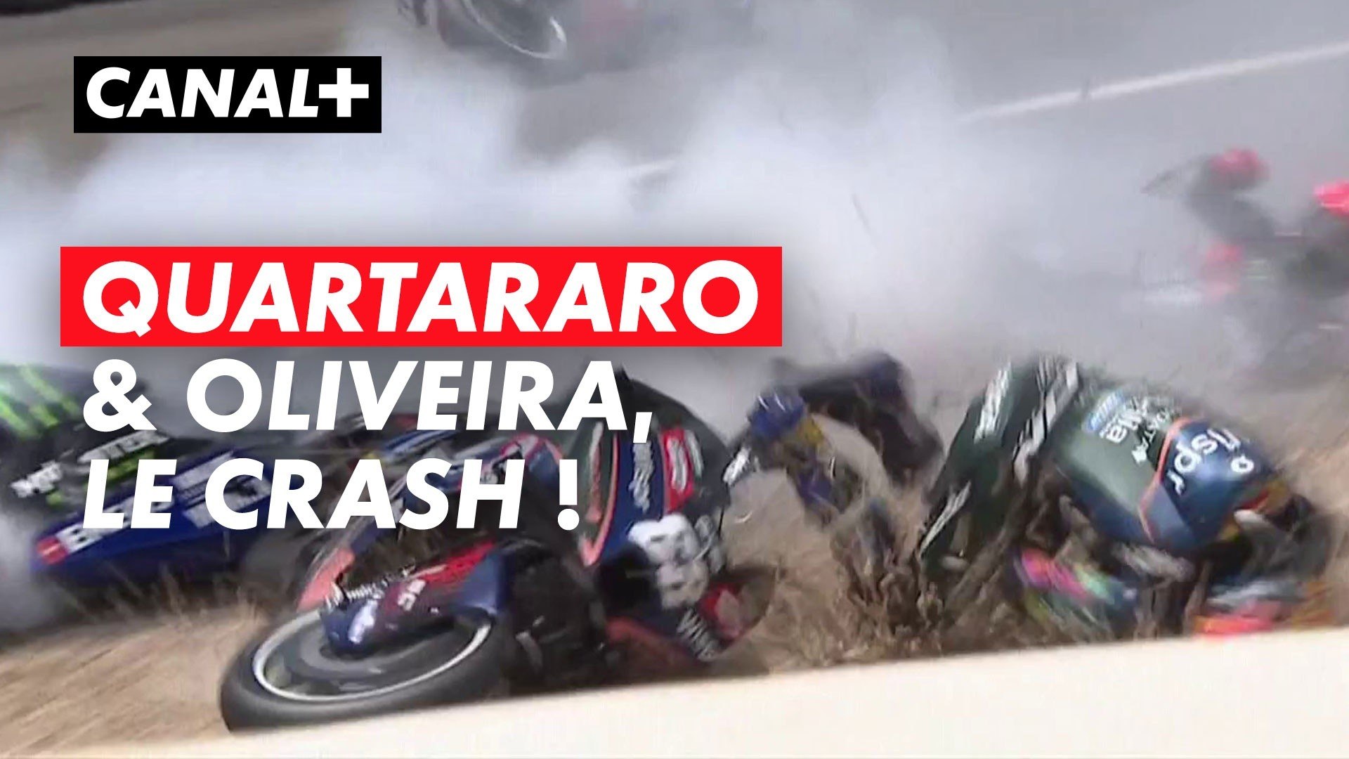 Énorme crash entre Quartararo et Oliveira dès le 1er tour ! - Grand Prix  d'Espagne - MotoGP - Vidéo Dailymotion