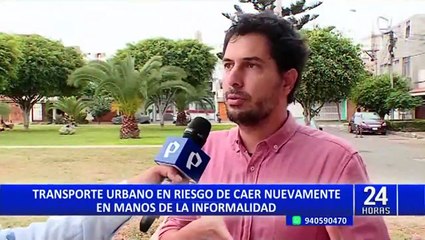 Transporte urbano en riesgo de caer nuevamente en manos de la informalidad