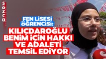 İzmir Mitingine Damga Vuran Anlar! Liseli Genç Kılıçdaroğlu'na Neden Oy Vereceğini Böyle Açıkladı
